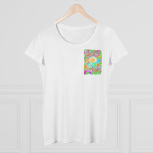 Roses Of Digital Nature. Organic Women's Lover T-shirt