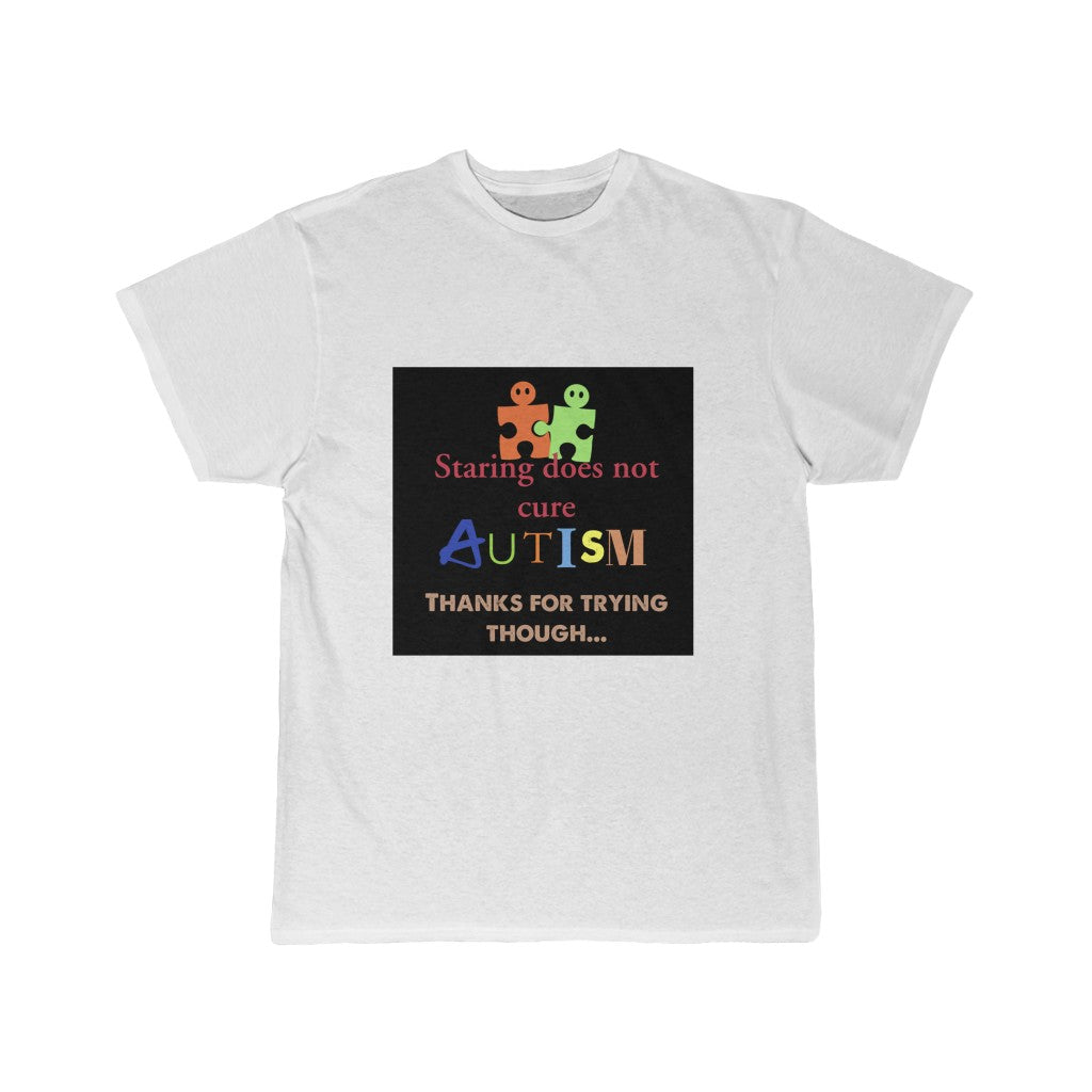 No Stare Autism. Men's Short Sleeve Tee