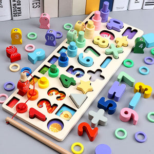 Wooden Montessori Educational Toys