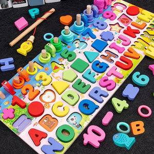 Wooden Montessori Educational Toys