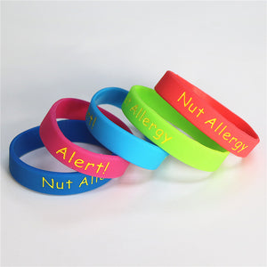 5 piece Nut Allergy Wristband