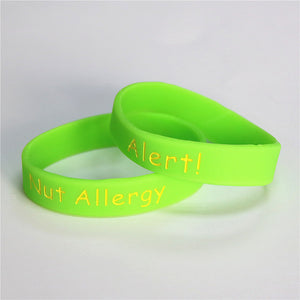 5 piece Nut Allergy Wristband