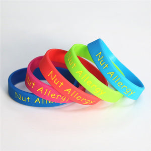 5 piece Nut Allergy Wristband